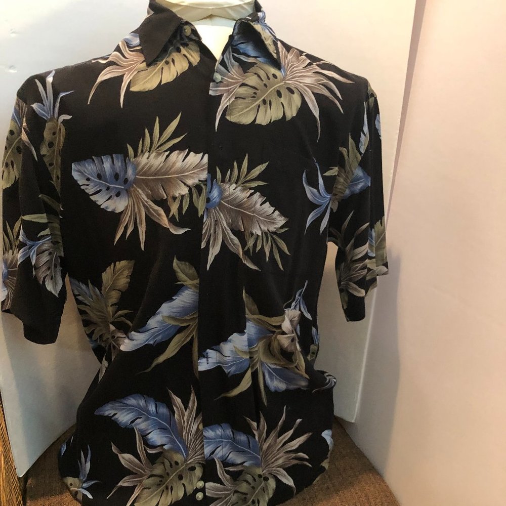 Pierre Cardin Mens Floral Shirt Size L